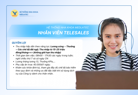 [HÀ NỘI] NHÂN VIÊN TELESALES